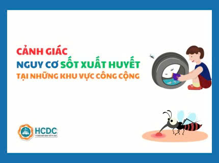 Cảnh giác nguy cơ sốt xuất huyết tại những khu vực công cộng